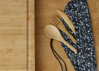 Drewniane wyposażenie kuchni