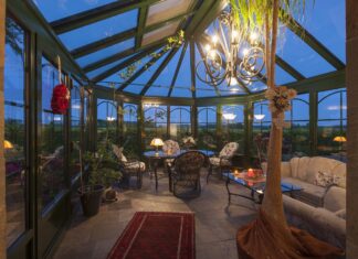 Funkcjonalne oświetlenie tarasu